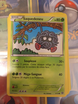 Tangela / Saquedeneu 1/114 XY Steam Siege French Pokemon TCG NM - Image 1