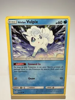 Alolan Vulpix 39/236 Common Cosmic Eclipse Pokemon Lightly Played - Image 1