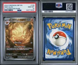 Pokemon Ninetales SV03 Obsidian Flames Illustration Rare Holo 199/197 English P… - Image 1
