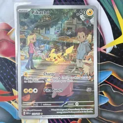 Pokemon Pikachu 173/165 Sv: Scarlet & Violet 151 Holo 60 HP Illustration Rare 5… - Image 1