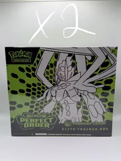 Pokemon TCG Perfect Order Pokemon Center Elite Trainer Box ETB New Sealed LOT x2 - Image 1