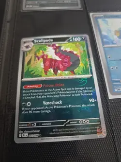 Scolipede (Master Ball Pattern) 056/086 Uncommon SV: Black Bolt Pokemon NM - Image 2