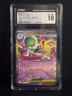 2025 Pokemon Mega Evolution Mega Gardevoir ex 060/132 Holo CGC 10 - Image 1