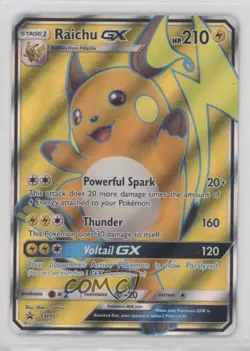 Raichu GX (Full Art Holo) Pokemon Sun & Moon Black Star Promo #SM90 - Image 1