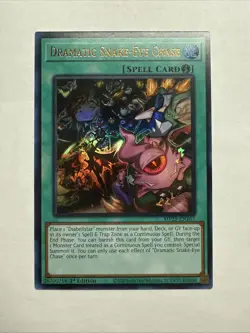 Dramatic Snake-Eye Chase MP25-EN167 Ultra Rare 1st Ed NM (Ready To Ship!) Yugioh - Image 1