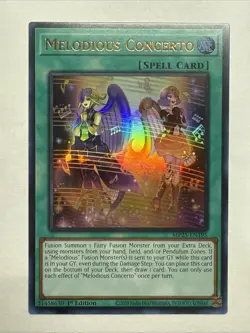 Melodious Concerto MP25-EN195 Ultra Rare 1st Ed NM (Ready To Ship!) Yugioh - Image 1