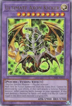 Yugioh Asian-English Ultimate Axon Kicker CR08-AE050 Ultimate Rare - Image 1