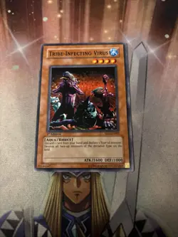 Yu-Gi-Oh! Tribe-Infecting Virus #SD4-EN007 1st Edition Light Play - Image 1