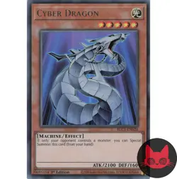 Yugioh Cyber Dragon BLC1-EN020 Silver Ultra Rare 1st Edition NM - Image 1