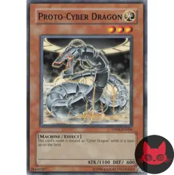 Yugioh Proto-Cyber Dragon DP04-EN004 Common NM - Image 1