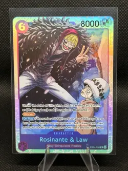 One Piece Rosinante & Law EB04-038 SR NM - Image 1