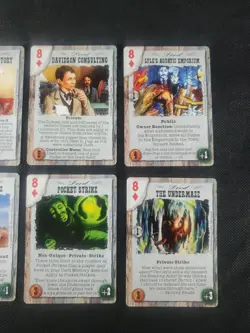 Deadlands Doomtown Boot Hill CCG Card Game Card Lot 8 Eight's Diamond's Mixed - Image 3