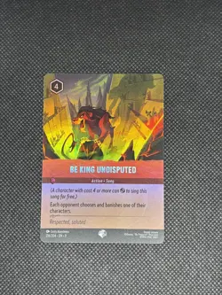 Disney Lorcana Fabled Be King Undisputed (Epic) 216/204 Holo - Image 1