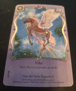 Bella Sara Nike 38/55 Best of Bella Sara German Card Single Common - Image 2