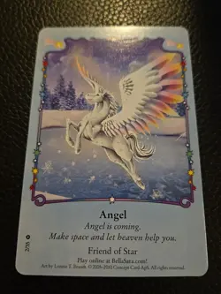 Bella Sara ANGEL Card Single 2/55 Starlights Series Common - Image 2