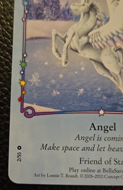 Bella Sara ANGEL Card Single 2/55 Starlights Series Common - Image 3