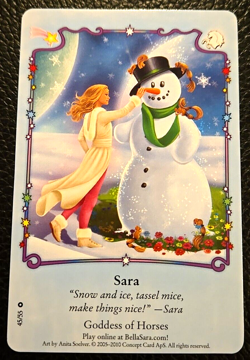 Bella Sara SARA Card Single 45/55 Starlights Series Common - Image 1
