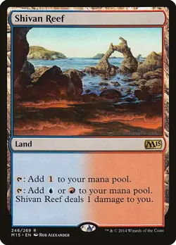 Shivan Reef Magic 2015 / M15 NM Land Rare MAGIC THE GATHERING CARD ABUGames - Image 1