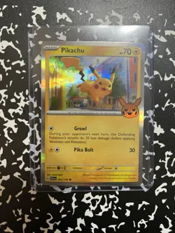 2 Pikachu 062/193 Reverse Holo Paldea Evolved Pokemon TCG Truck Or Trade Card - Image 2