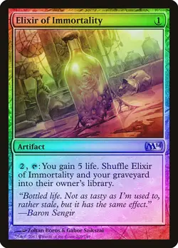 Elixir of Immortality FOIL Magic 2014 / M14 NM Artifact Uncommon CARD ABUGames - Image 1