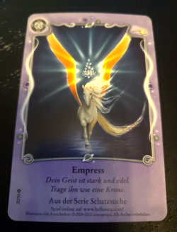 Bella Sara Empress 20/55 Best of Bella Sara German Card Single Common - Image 2