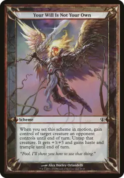 Your Will Is Not Your Own Archenemy NM Common MAGIC GATHERING CARD ABUGames - Image 1
