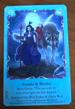 Bella Sara Ivenna & Myrfor 45/55 Moonfairies Series Common Card Single - Image 1