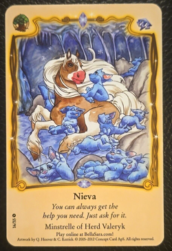 Bella Sara Nieva Card Single 16/55 Herds from North of North Common - Image 1