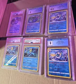(6) Five Vaporeon Cards Graded 8.5-10 PSA And CGC Lot - Image 1