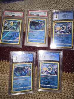 (6) Five Vaporeon Cards Graded 8.5-10 PSA And CGC Lot - Image 2