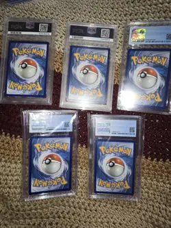 (6) Five Vaporeon Cards Graded 8.5-10 PSA And CGC Lot - Image 3