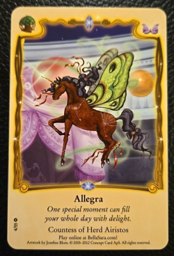 Bella Sara Allegra Card Single 4/55 Herds from North of North Common - Image 2