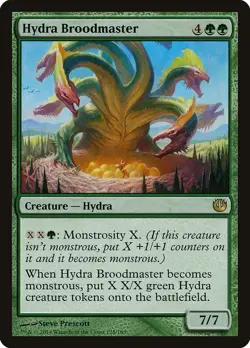 Hydra Broodmaster Journey into Nyx PLD Green Rare MAGIC MTG CARD ABUGames - Image 1