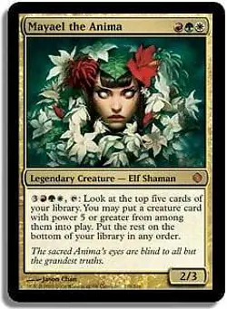 Mayael the Anima Shards of Alara NM White Red Green Mythic Rare CARD ABUGames - Image 1