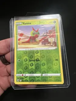 Printing Error Pokemon Astral Radiance Yanma Reverse Holo Common Card 006/189 - Image 1