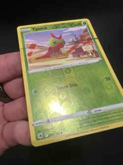 Printing Error Pokemon Astral Radiance Yanma Reverse Holo Common Card 006/189 - Image 2