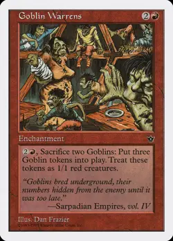 Goblin Warrens Anthologies PLD Red Special MAGIC THE GATHERING CARD ABUGames - Image 1