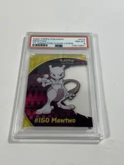 PSA 8 2000 TV Animation Clear Card Mewtwo PC5 Pokemon Card - Image 5