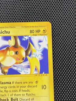 Pokemon TCG Raichu Expedition Base Set 61/165 Card, Regular Rare LP/NM - Image 3