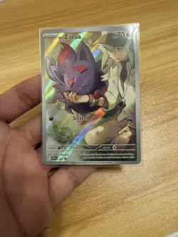 Pokemon N's Zorua Promo Holo 189 SV Scarlet & Violet Card English - Image 1