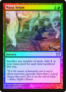 Mana Seism FOIL Champions of Kamigawa PLD Red Uncommon MAGIC CARD ABUGames - Image 1