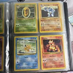 Complete Base Set 17-102 Non Holo Pokemon Cards Including WOTC Binder 1999 - Image 5