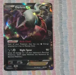 Pokemon Darkrai EX 63/108 Dark Explorers Ultra Rare Holo English 180 HP Card - Image 1