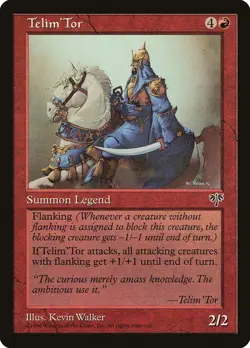 Telim'Tor Mirage PLD Red Rare MAGIC THE GATHERING MTG CARD ABUGames - Image 1