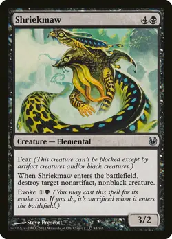 Shriekmaw Ajani vs. Nicol Bolas NM Black Uncommon MAGIC MTG CARD ABUGames - Image 1