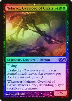 Nefarox, Overlord of Grixis FOIL Magic 2013 / M13 PLD Rare CARD ABUGames - Image 1
