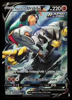 Rapid Strike Urshifu V TG20/TG30 Holo Brilliant Stars Pokemon Card - Image 1