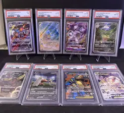 Pokemon Illustration Rare (IR) 8 Card PSA Lot: Squirtle, Mewtwo, Deoxys, Porygon - Image 1
