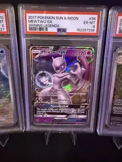 Pokemon Illustration Rare (IR) 8 Card PSA Lot: Squirtle, Mewtwo, Deoxys, Porygon - Image 3