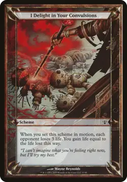 I Delight in Your Convulsions Archenemy NM Common MAGIC MTG CARD ABUGames - Image 1